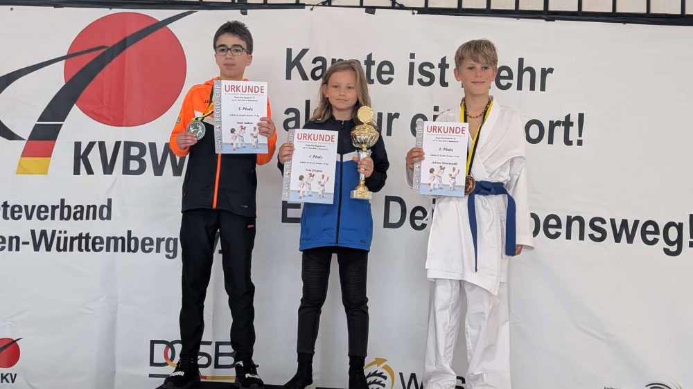 Nachwuchsfeuer beim 1. Regio Cup Beginner des Karate Verbandes Baden-Württemberg